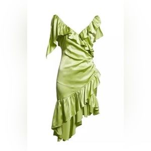 NWOT CINQ A SEPT PETUNYA SILK DRESS, Sz. 2